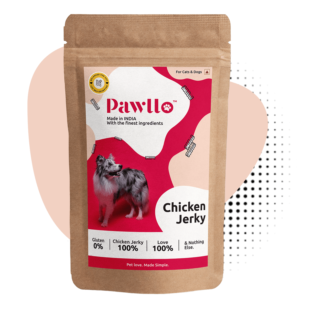 Chicken Jerky - Boneless Dehydrated Natural Protein Loaded Snack for Cats and Dogs - 100% Chicken