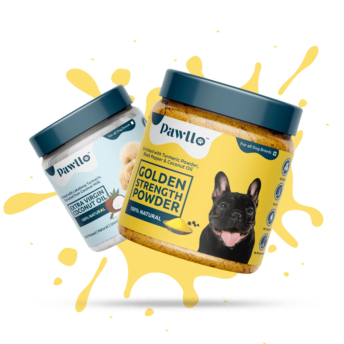 Golden Paste (Dogs) - Natural Superfood Blend with Turmeric and Black Pepper - 100% Natural