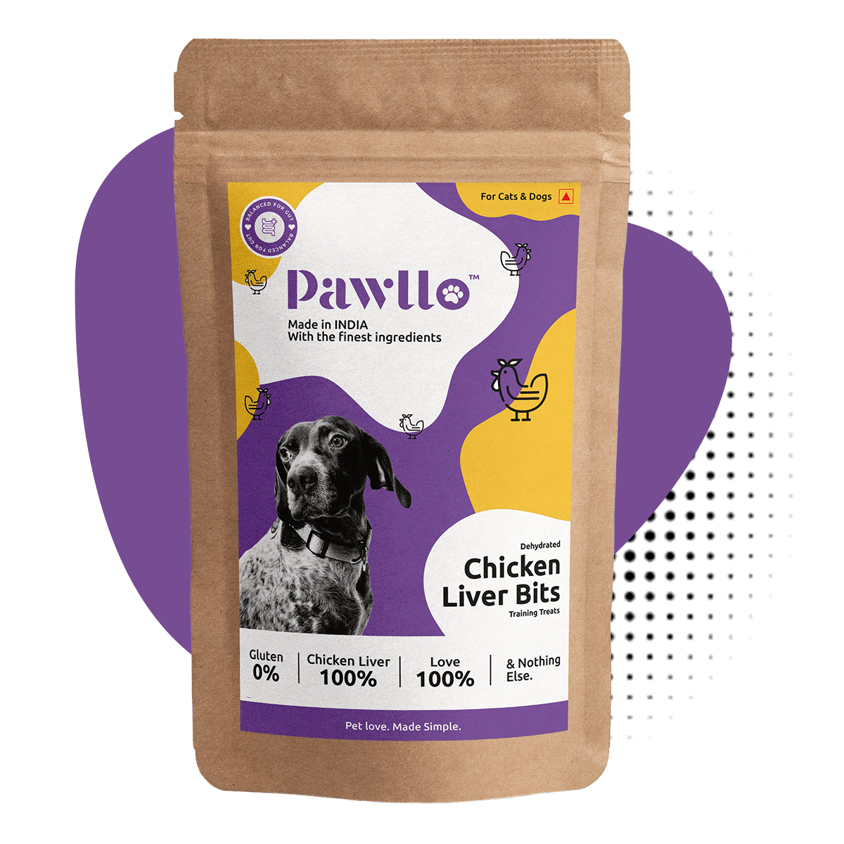 Chicken Liver Bits - Dehydrated Natural Taurine and Protein Loaded Snack for Cats and Dogs