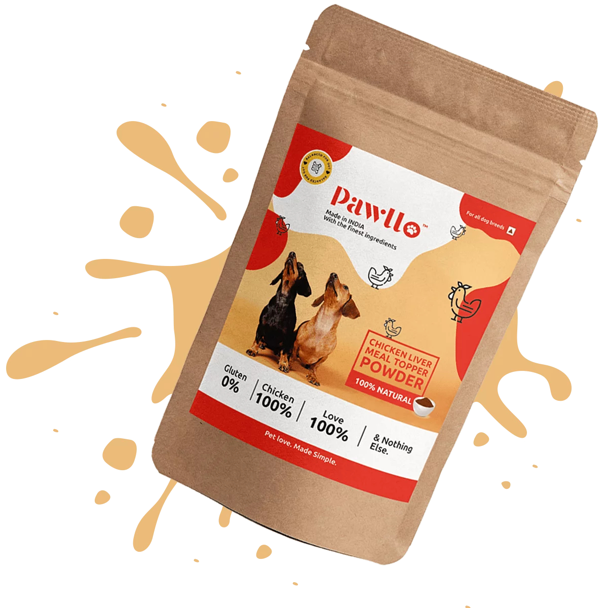 Chicken Liver meal topper powder - Nutrient-Rich Enhancer for Cats and Dogs - 100% Chicken Liver