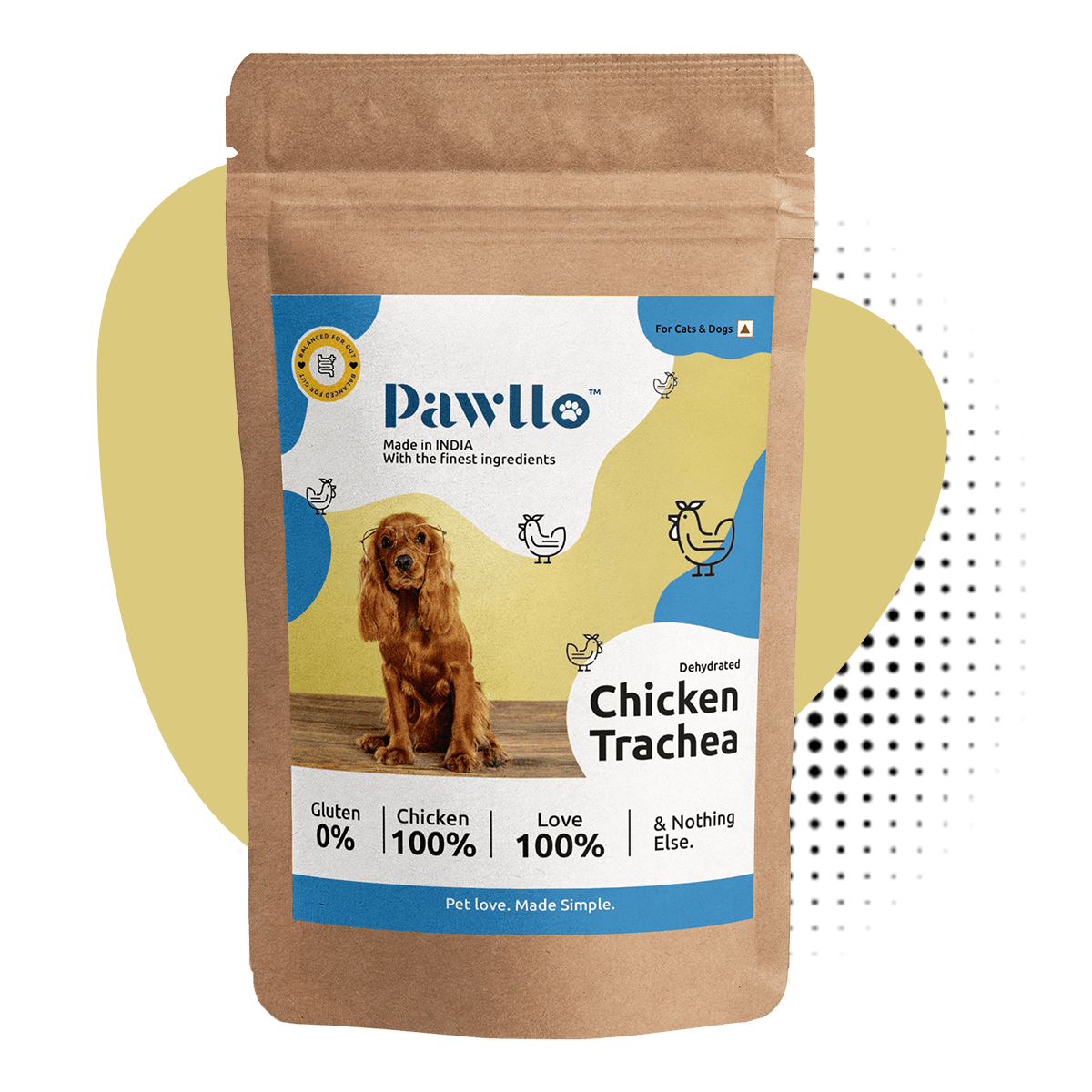 Chicken Trachea - Dehydrated Chondroitin and Protein Rich Snack for Dogs