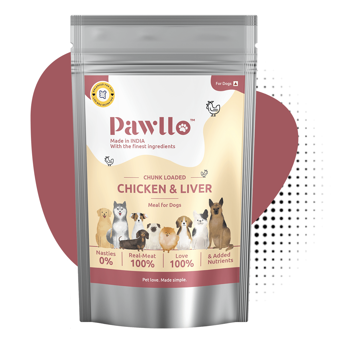 Chicken Liver Gravy Dogs Omega 3 Enriched Protein Packed Meal With 